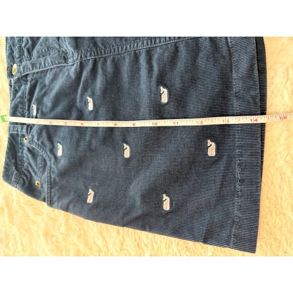 Vineyard Vines Short Skirt Size 0 Blue, With Pink Whales - Picture 5 of 7